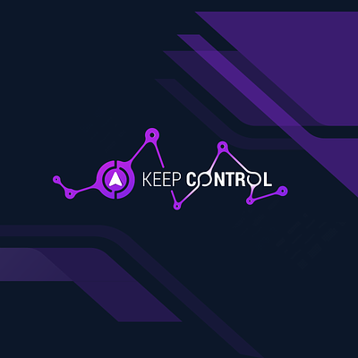 Keep Control - logistic company logo connection control design dots graphic icon intersection keep logo logotype map navigation points tracking ukraine