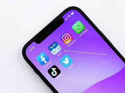 Dosti Mobile App Logo Design app design brand identity branding graphic design logo design minimal logo mobile app logo modern logo