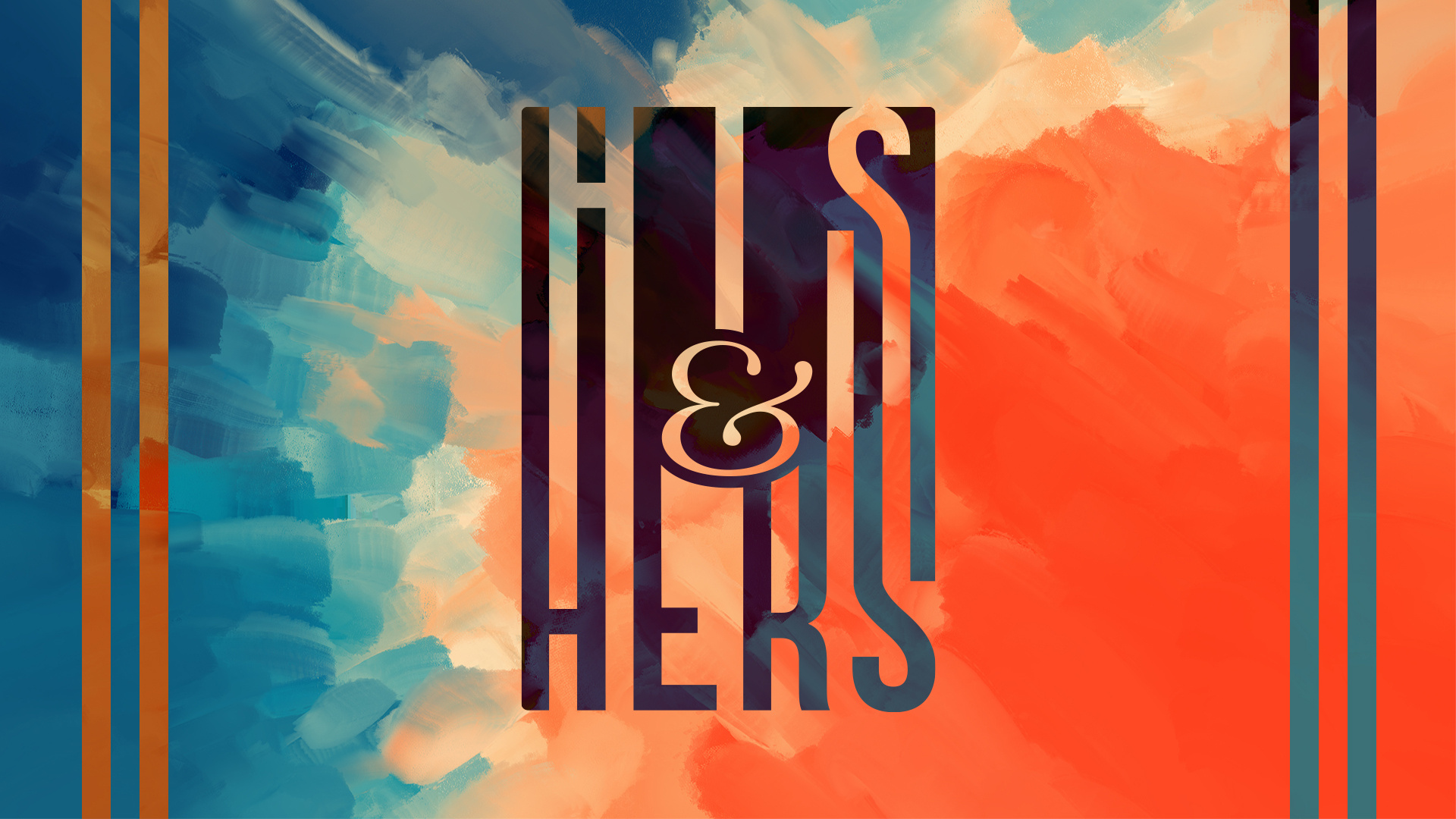 HIS & HERS Series Typography Design branding church logo culture gender graphic design hers his his hers invert inverted logo logotype sex type typography