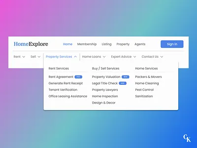 Daily UI 27 - Dropdown dailyui dailyui day 01 design dropdown dropdown menu property ui ux