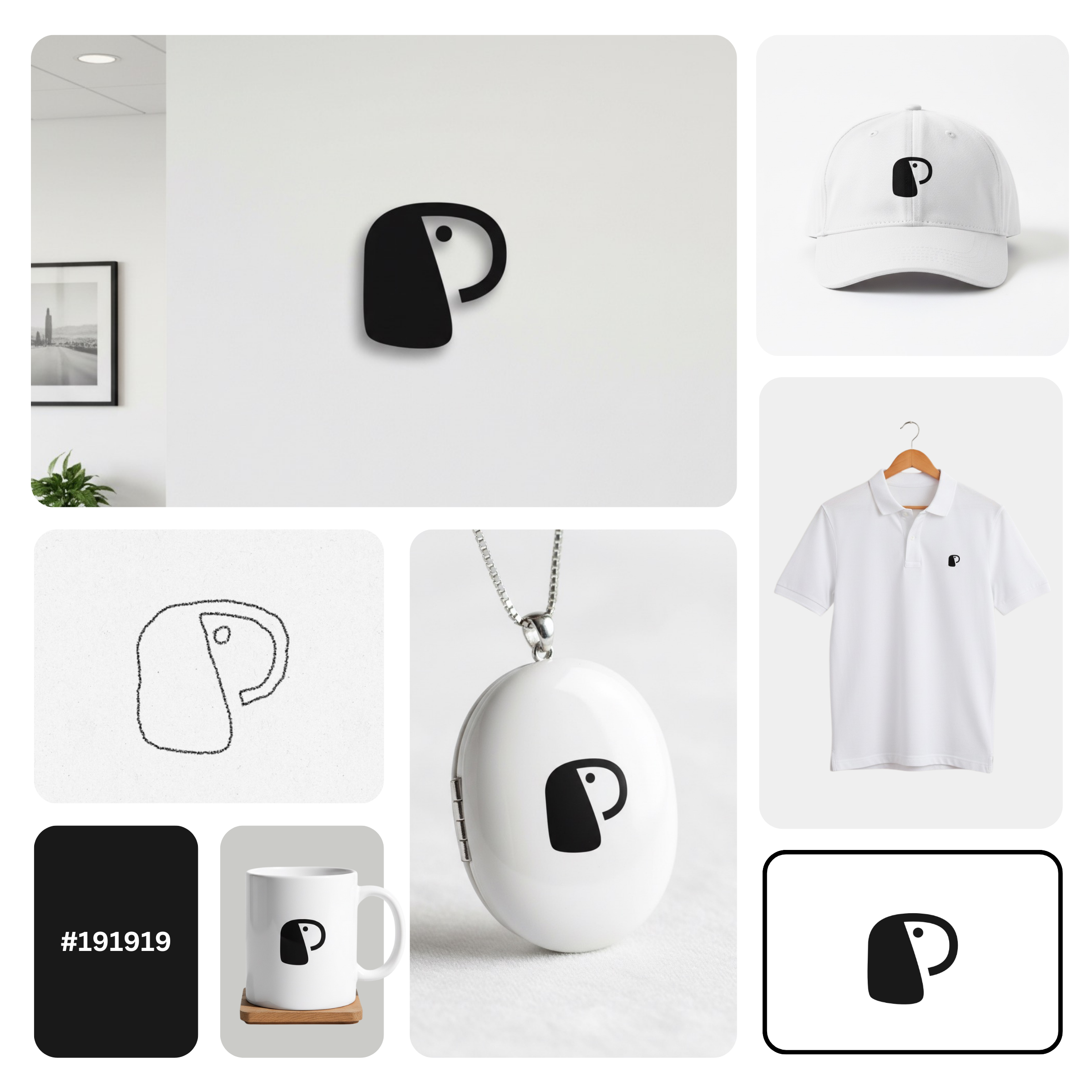 Handcrafted Puppy Brand Logo Design app icon logo for pet brand brand mark for puppy boutique clean mascot logo mark dog grooming logo concept minimal logo for pet store minimalist dog lettermark logo modern monogram logo for pets modern pet shop brand identity monochrome animal logo design negative space puppy logo pet boutique logo design puppy shop logo in p shape rounded letter logo design scalable vector puppy logo simple dog face icon logo social media avatar logo mark