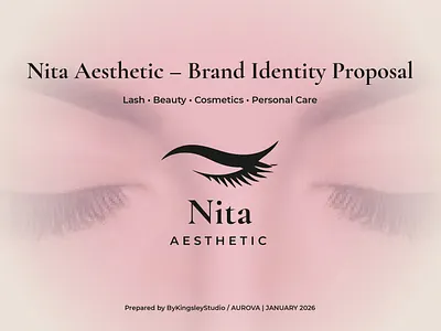 Nita Aesthetic | Premium Lash & Beauty Brand Guidelines branding graphic design logo