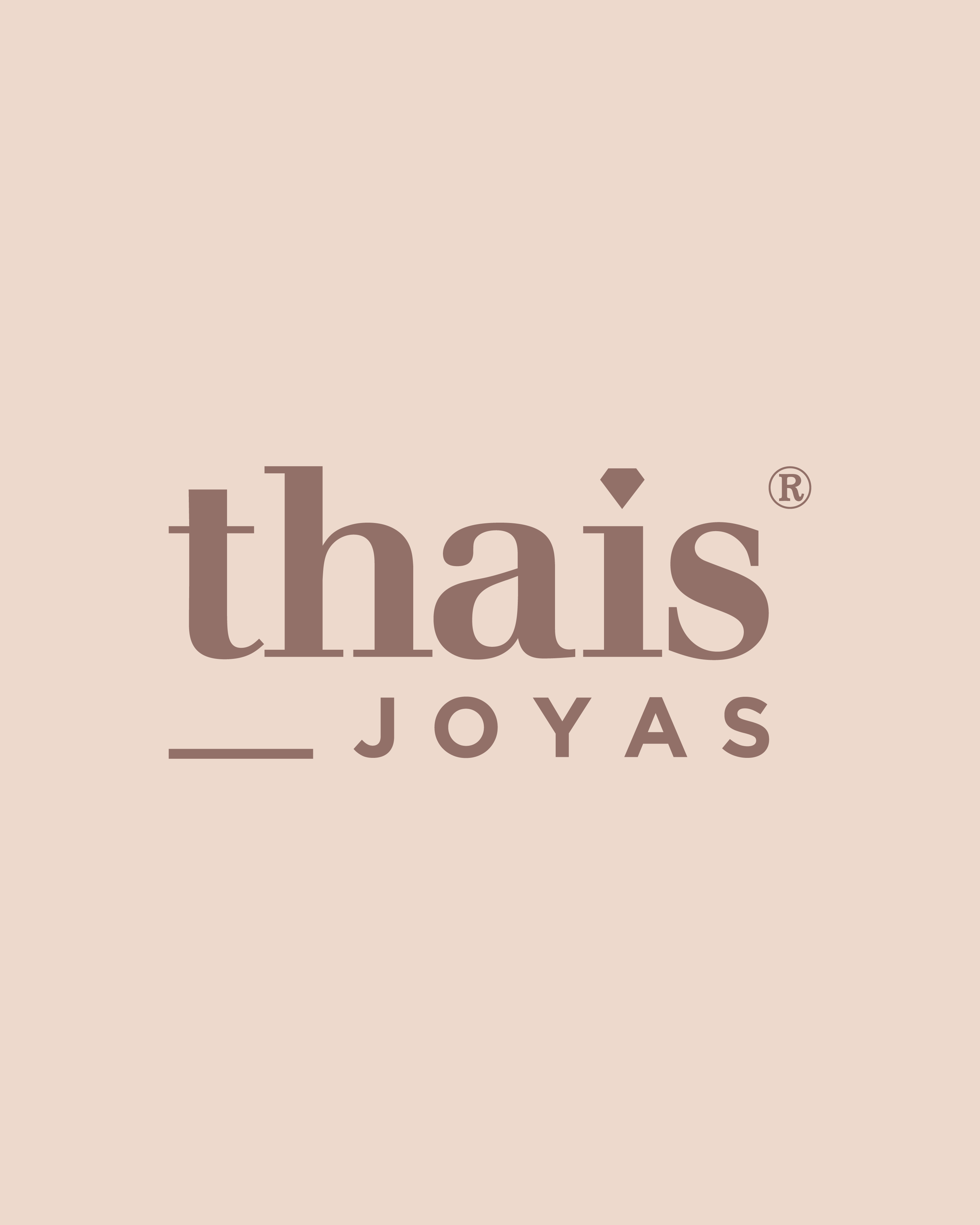 Rediseño de logotipo - Thais Joyas