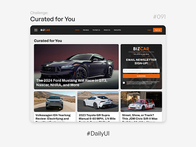 Curated for You - Challenge Daily UI #091 091 91 days curated for you daily ui product design recommended for you ui ui daily ui design ui designer ui trends ux web design