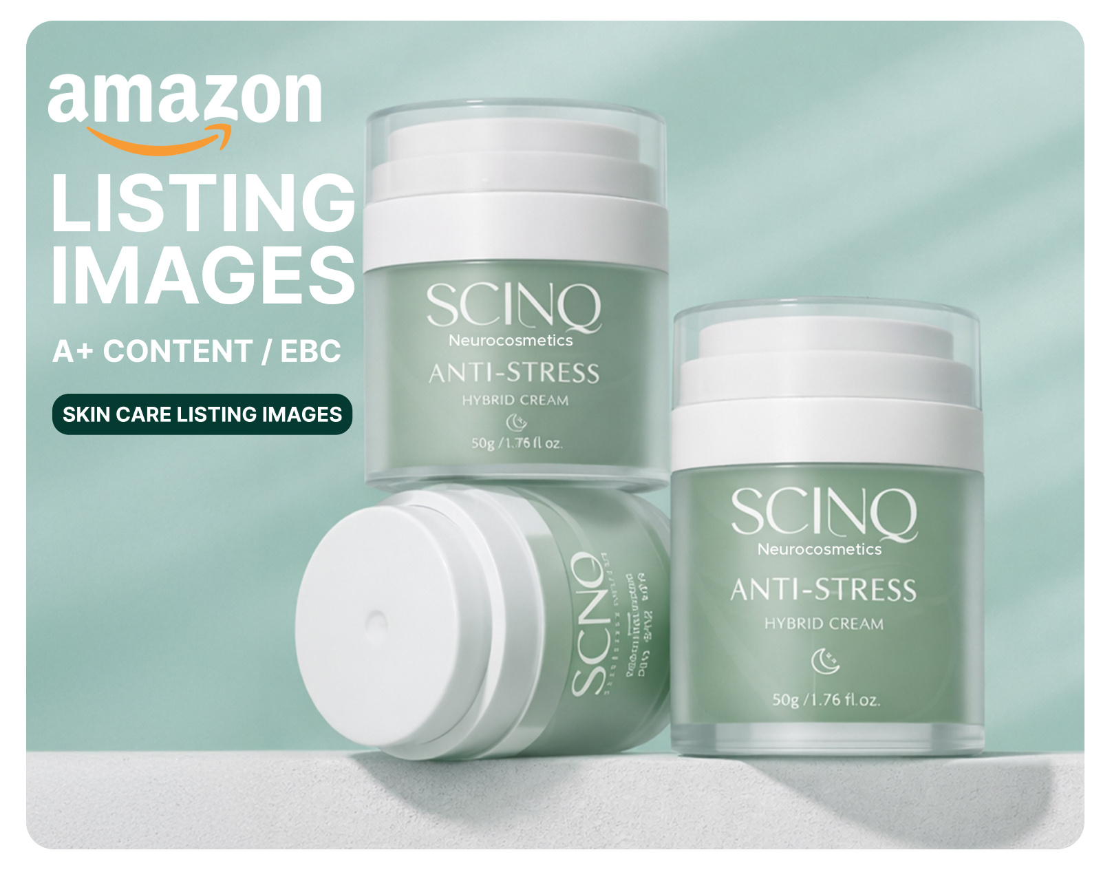 Amazon listing images | A+ content design | Skin Care a content amazon animation branding graphic design high ctr images listing images