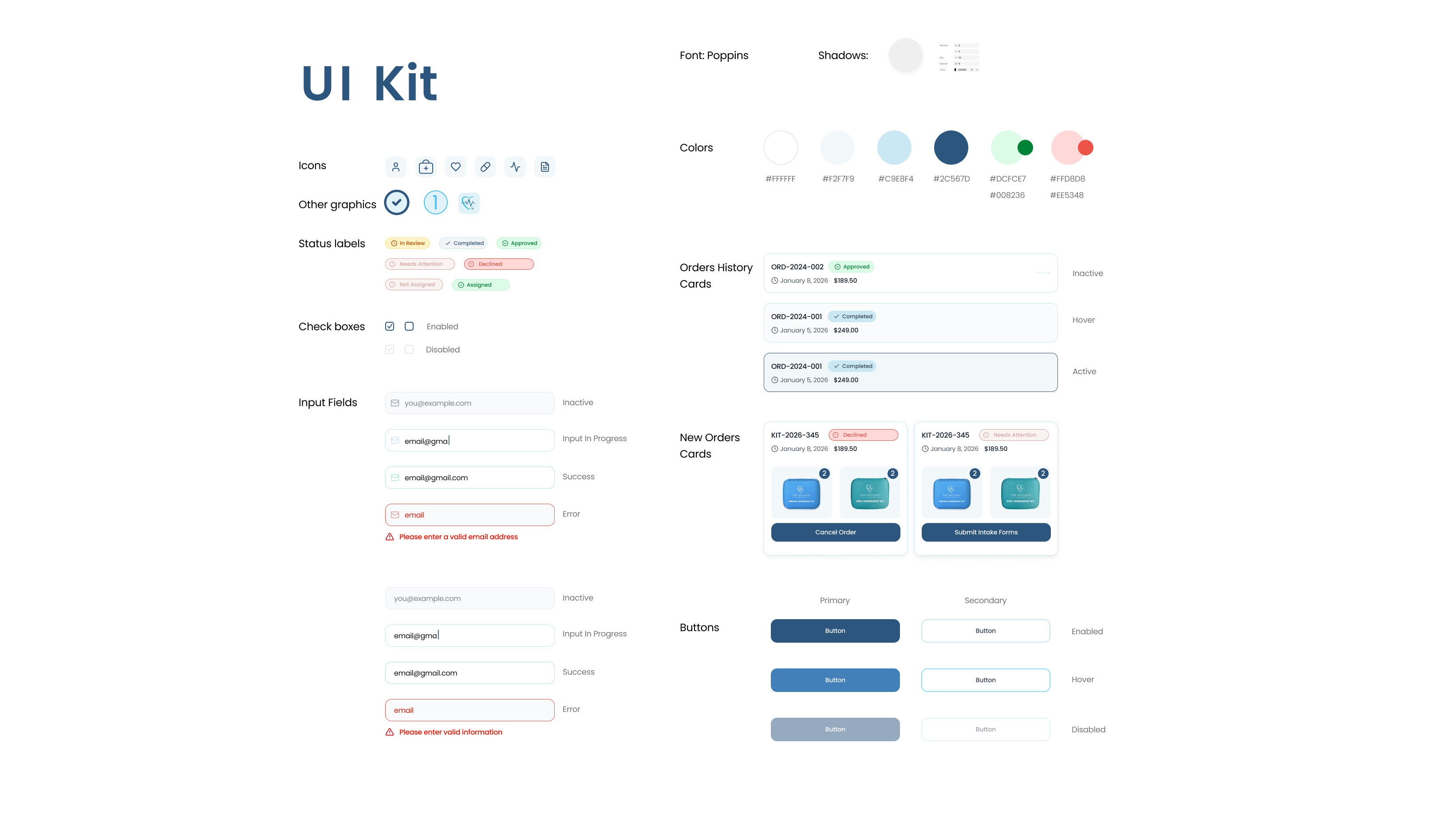 Example of User Interface Design