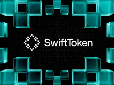 SwiftToken - Logo & Visual Identity blockchain identity brand design studio brand inspiration crypto branding dark aesthetic design inspiration digital identity fintech branding futuristic branding gradient ui green logo investor pitch logo inspiration modern design pitch deck design product branding startup saas ui inspiration visual system web3 design