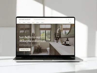Homepage ecommerce ui webdesign