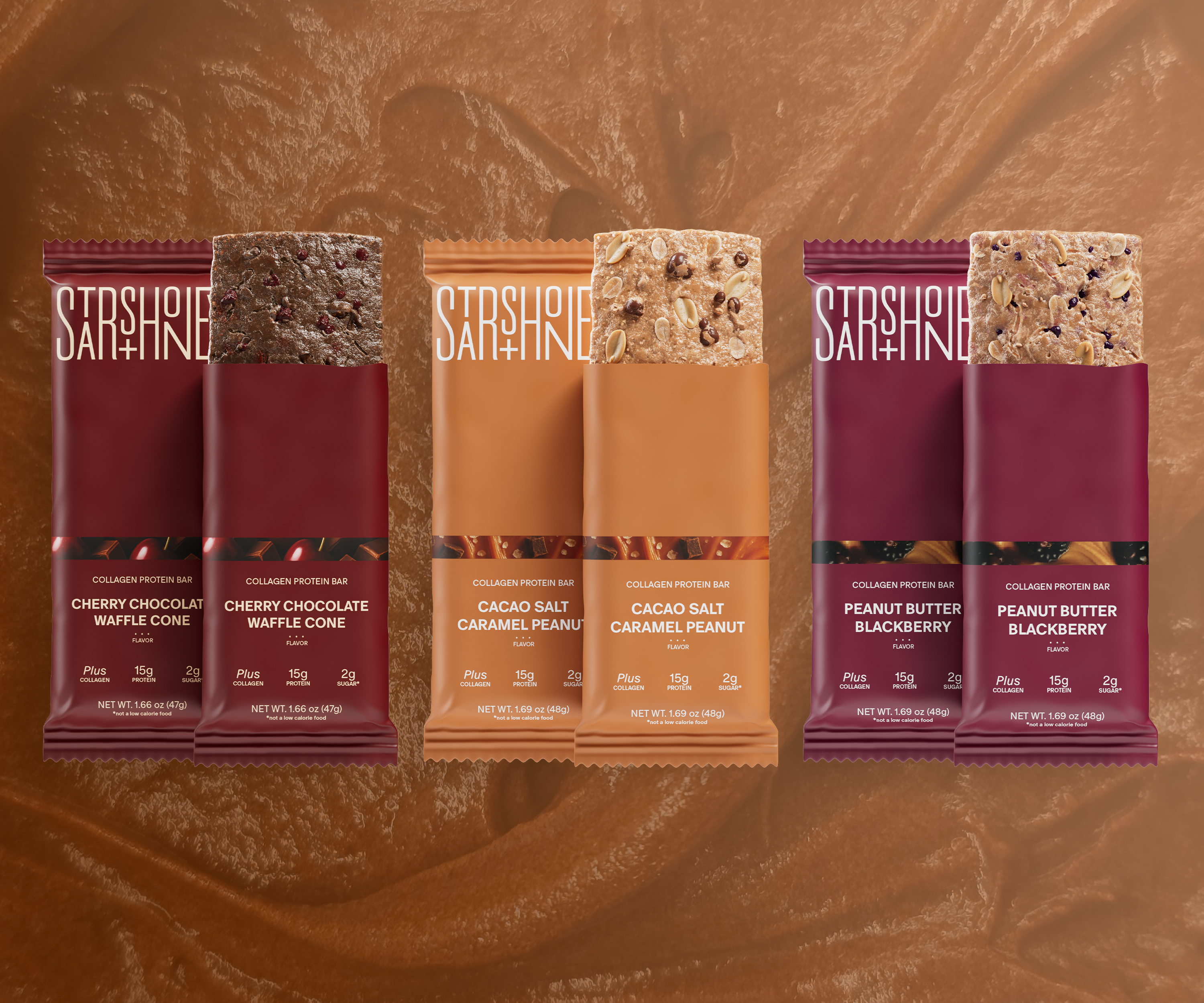 Collagen Protein Bars: 3D Food Visualization 3d 3d ads 3d animation 3d designer 3d food 3d for amazon 3d for brands 3d for ecommerce 3d modeling 3d product design 3d product render 3d product renders 3d render 3d texturing cgi cinema4d motion design motion graphics redshift