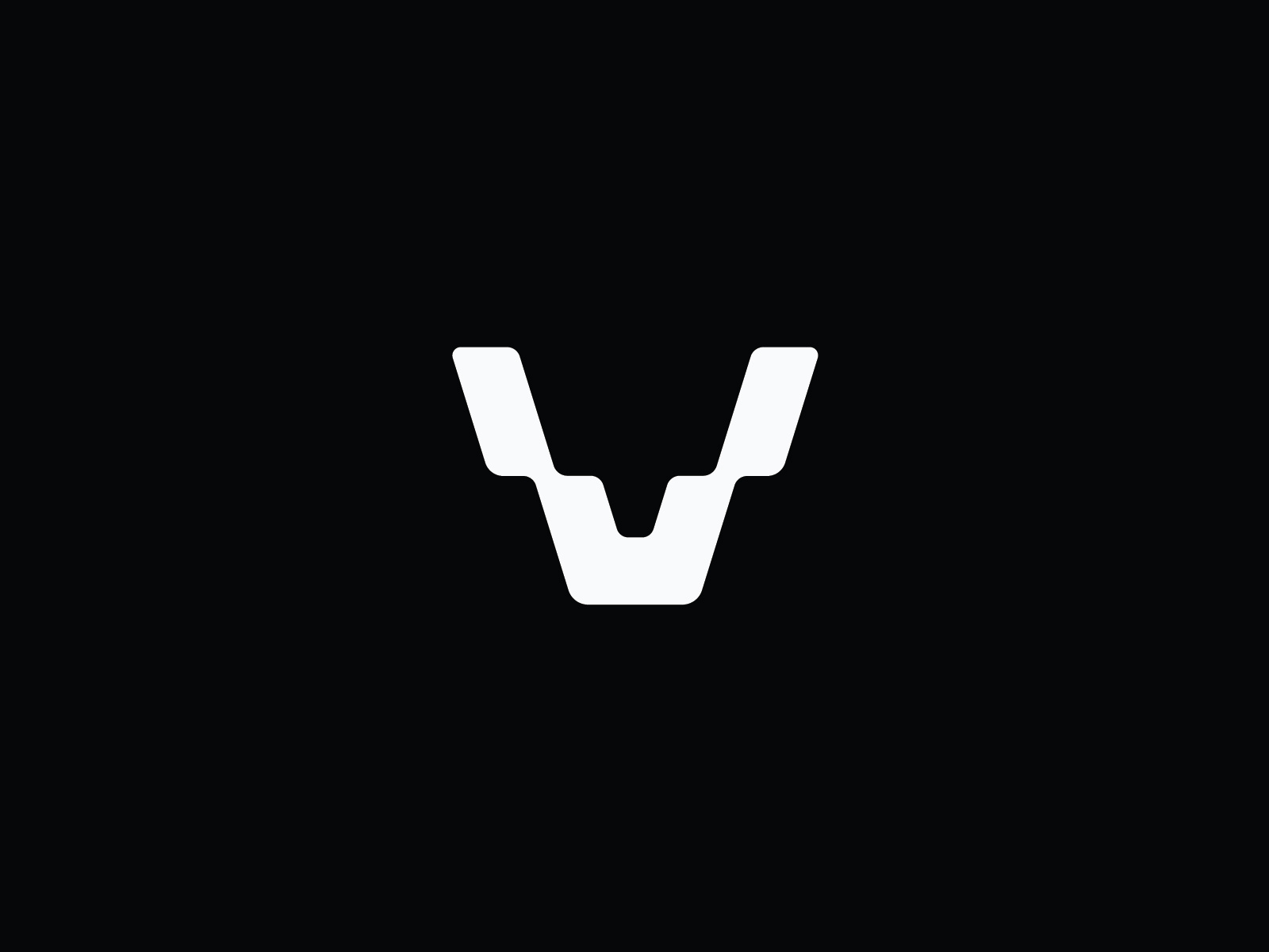 Soft V — Abstract Logo Mark abstract branding brandmark deer logo geometric graphic design letter v logo design logo for sale modern smooth soft v deer logo v logo
