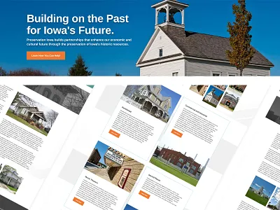 Preservation Iowa Website Design architecture architecture logo historic historic logo history history logo iowa iowa logo preservation preservation iowa
