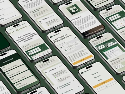 Nonlinear branding web design