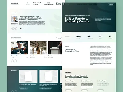 Prospere Companies branding web design