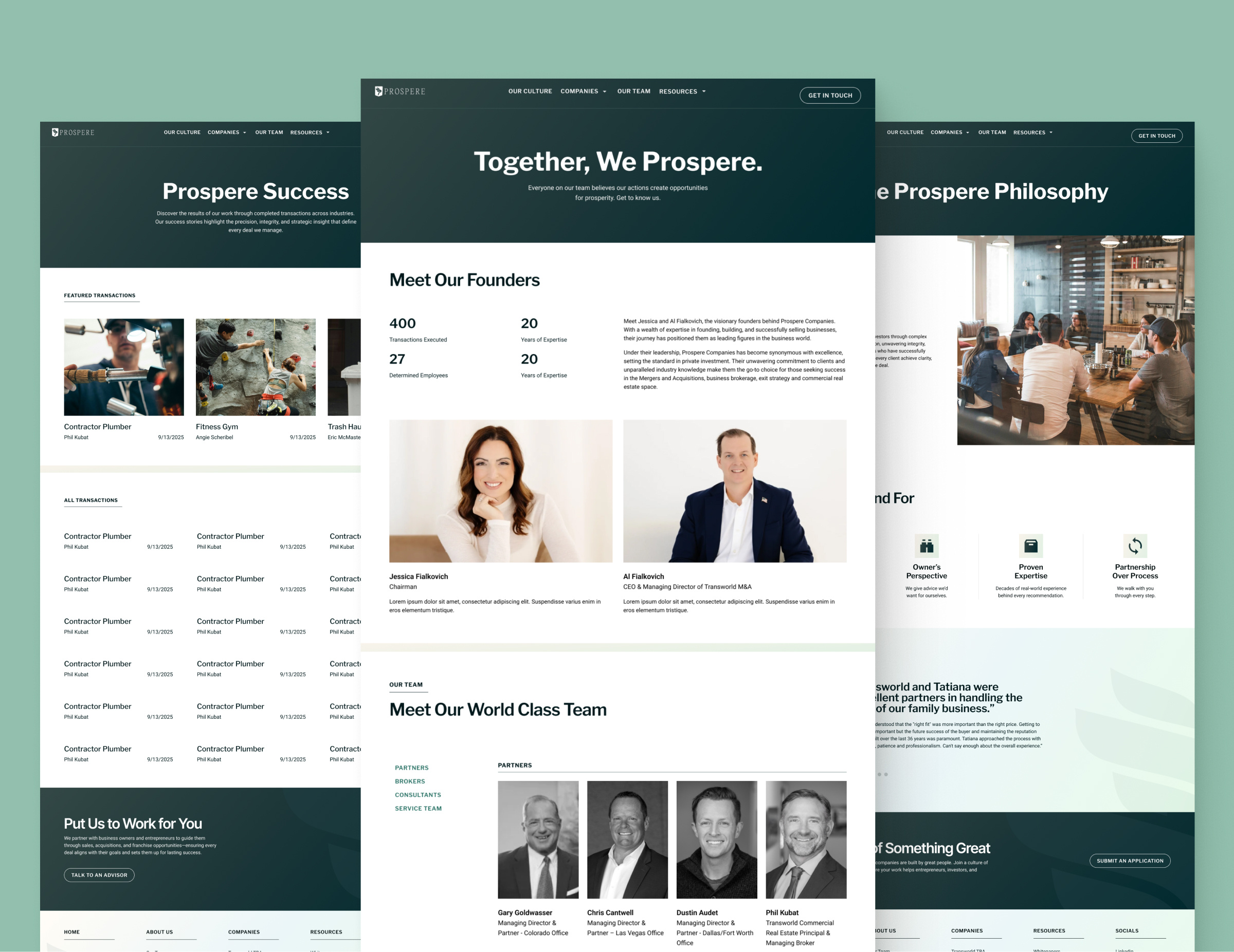 Example of Prospere Companies