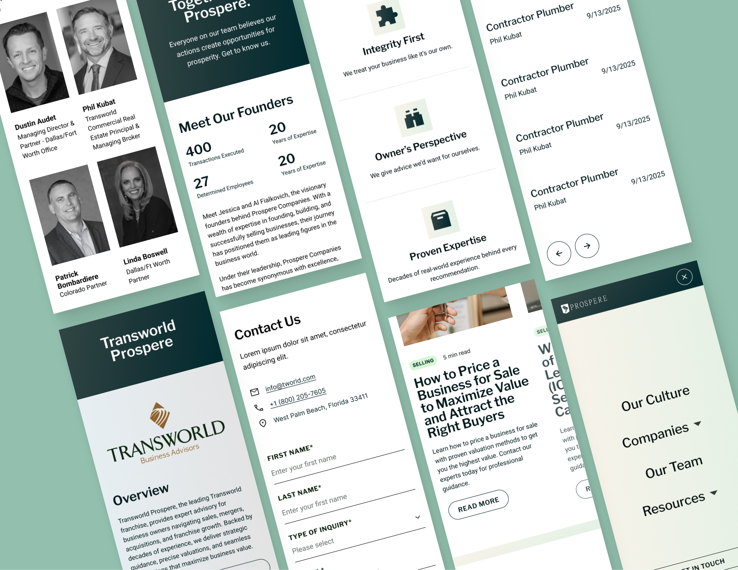 Example of Prospere Companies