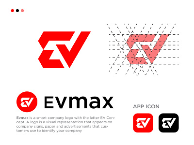 E + V letter mark logo design icon 3d animation branding branding identity business company logo design e logo ev letter logo graphic design illustration letter logo letter mark logo logo branding logo design logo mark modern logo ui vector