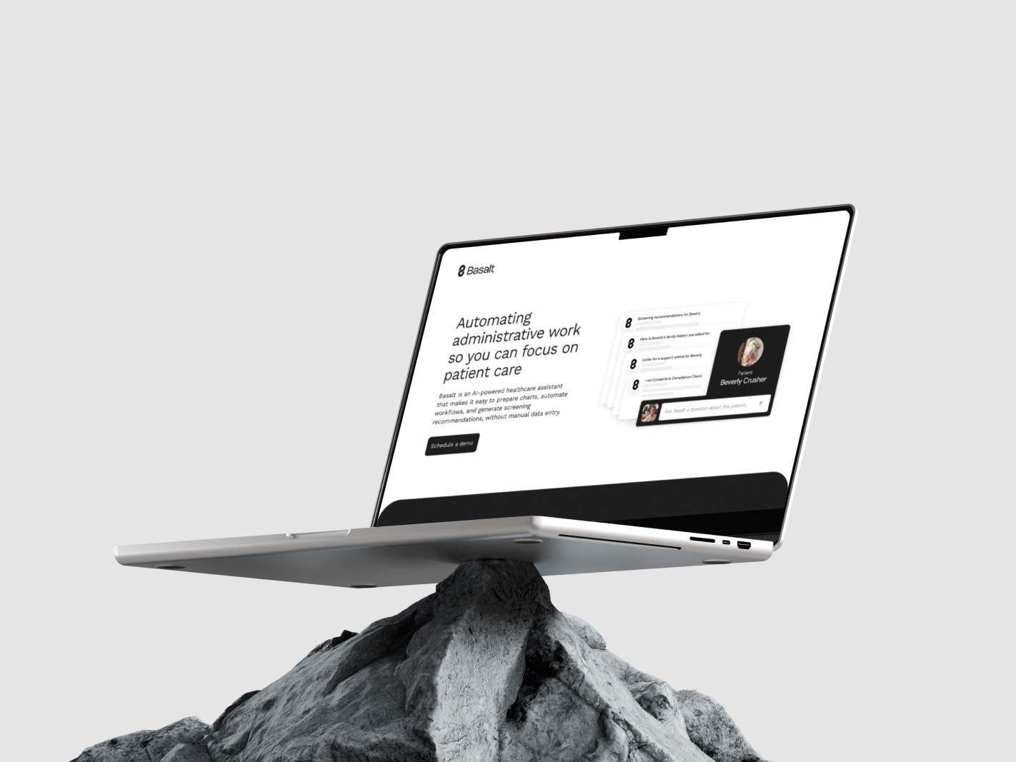 Basalt Health – Visual Identity branding graphic design ui