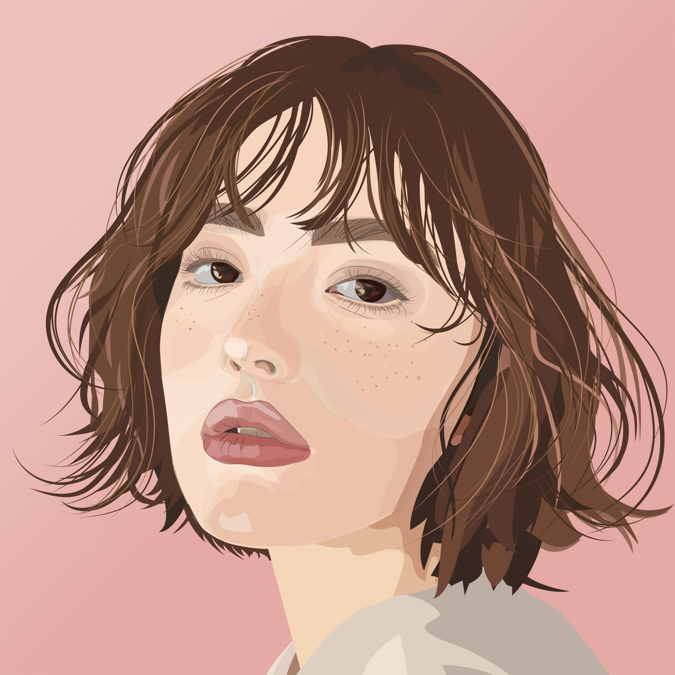 Make Me A Witness muse portrait vector