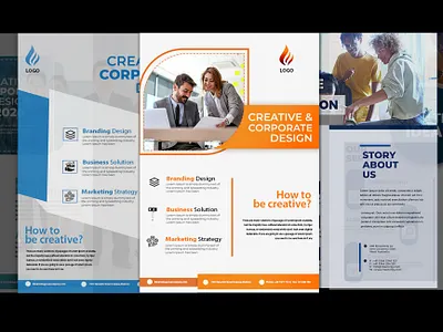 Corporate Business Flyer & Promotional Design 3d adobe photoshop animation app branding business flyer business flyer design corporate flyer corporate marketing materials design flyer graphic design illustration layout typography logo motion graphics print digital design ui ux vector