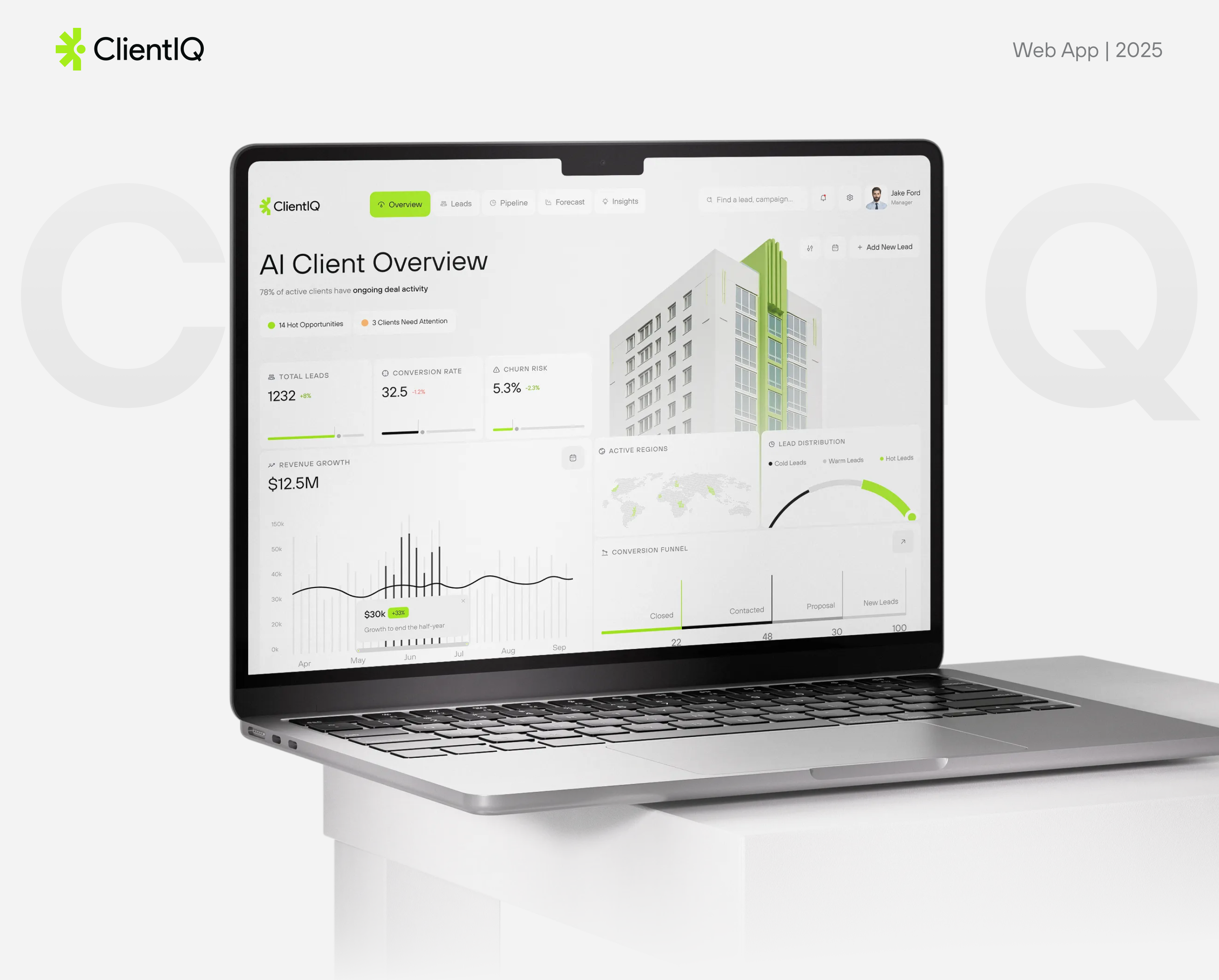 Example of Custom Dashboard Design For Web & Saa S