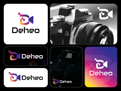 D Letter Logo - Videography,Tech, Camera Logo Design app branding camera logo cinematic logo creative logo d camera d letter logo digital media logo media logo modern logo monogram photography logo play production house production logo studio tech logo vector videographer
