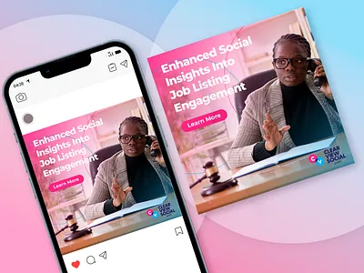 Paid Social Ads for Clearview Social, employee advocacy software ads design marketing software