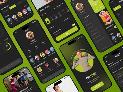 Fitness App Design app design apple fitness appuidesign card dribbble exercise app design figma fitness app fitness app design graphic design gym app gym app design healthy life mobile mobile ui nutrition sports app design uiux design