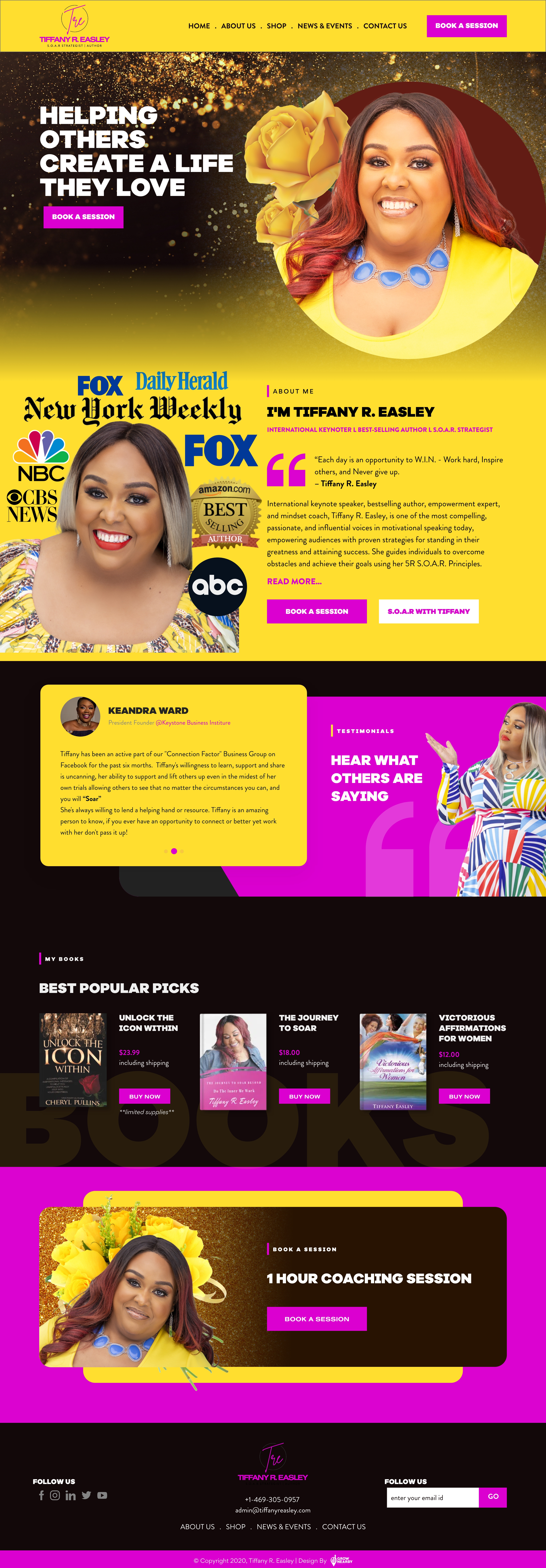 Tiffany R. Easley design graphic design ui ui design ux design webdesign website design