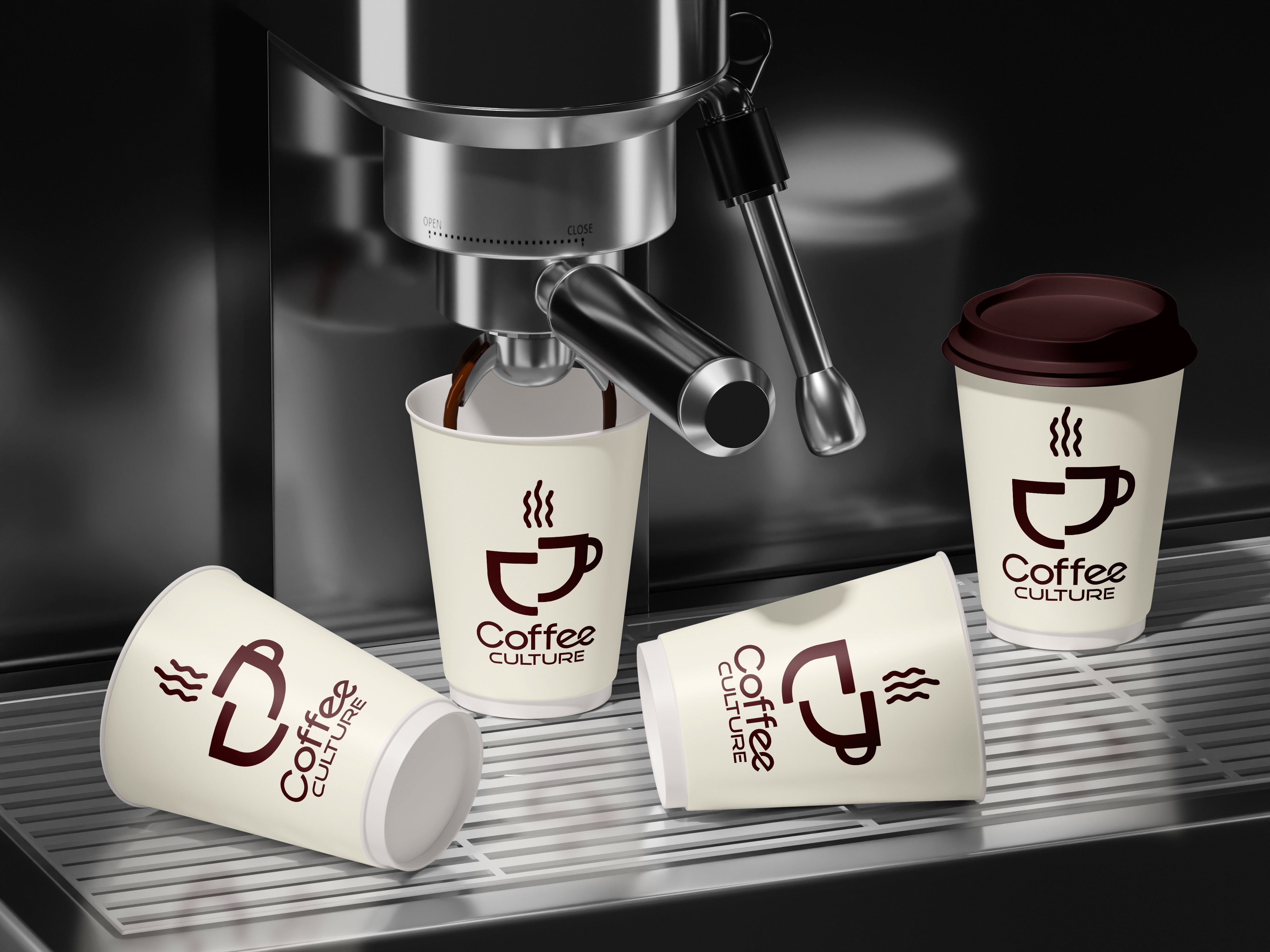 Example of Coffee Shop Branding 
