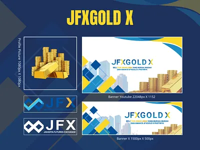 JFXGOLD X banner banners jfx jfxgoldx twitter website x youtube