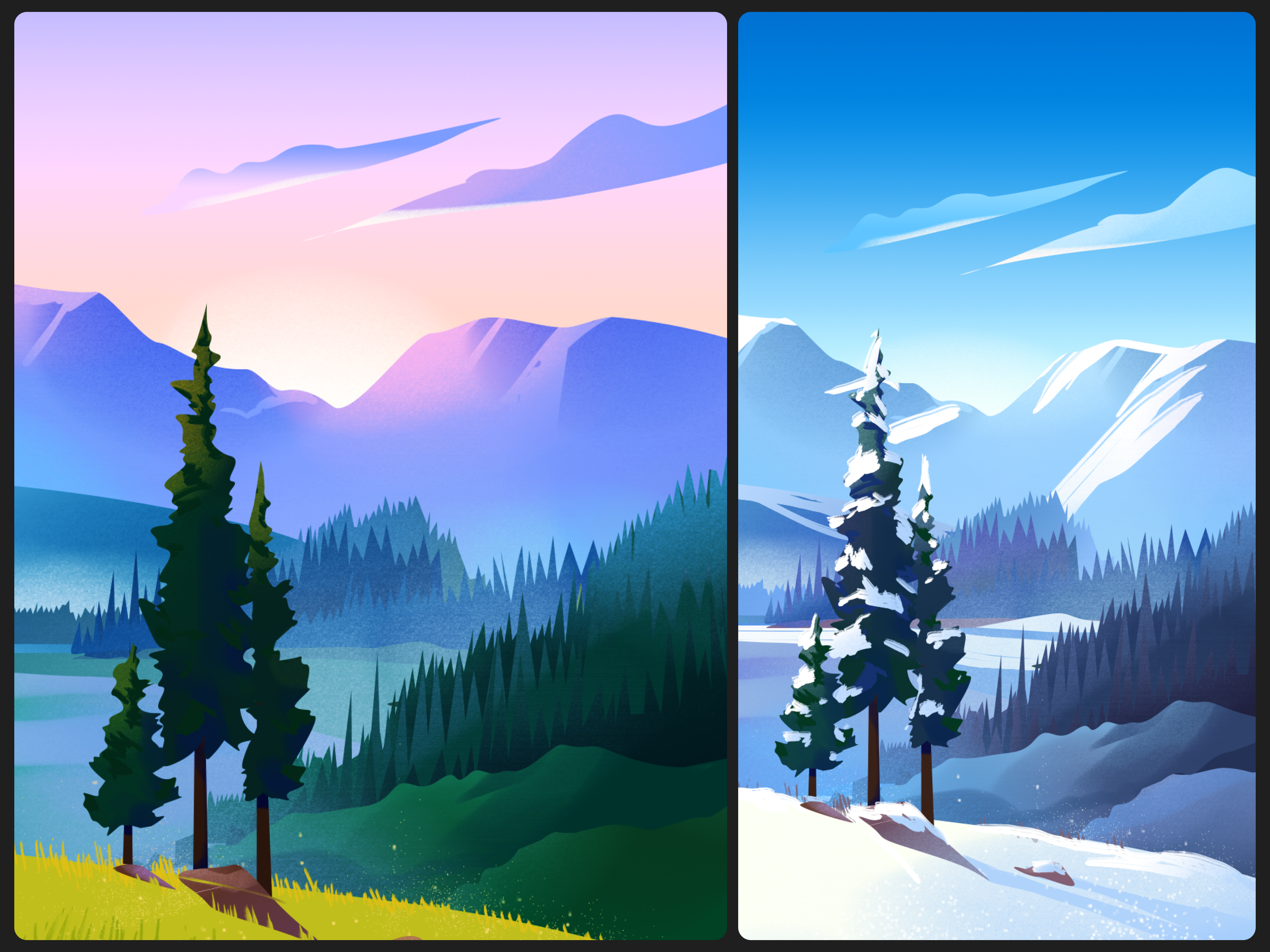 Weather forecast art clean colors design illustration illustrator visual