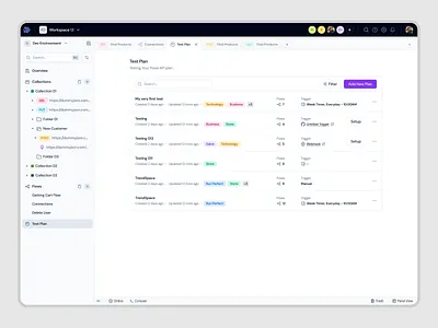 DevTools — Request Configuration (Test Plan) for API Testing ai api api builder api dashboard api testing coding dashboard developer developer tools management product design product management saas saas dashboard saas design ui ux web app web design workspace management