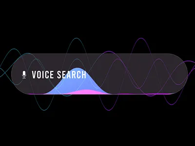 Voice search optimization video motion animation clip. 3d animation app business design explainer graphic design marketing motion graphics ui video voice search web design
