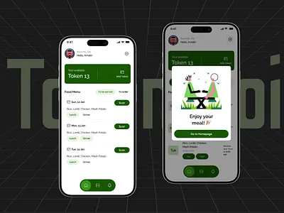 Token Koi - Hall Management App android and ios app design app design figma ios and android guidelines ios app design mobile design ui ui design uiux user experience design user interface user interface design ux design wireframing