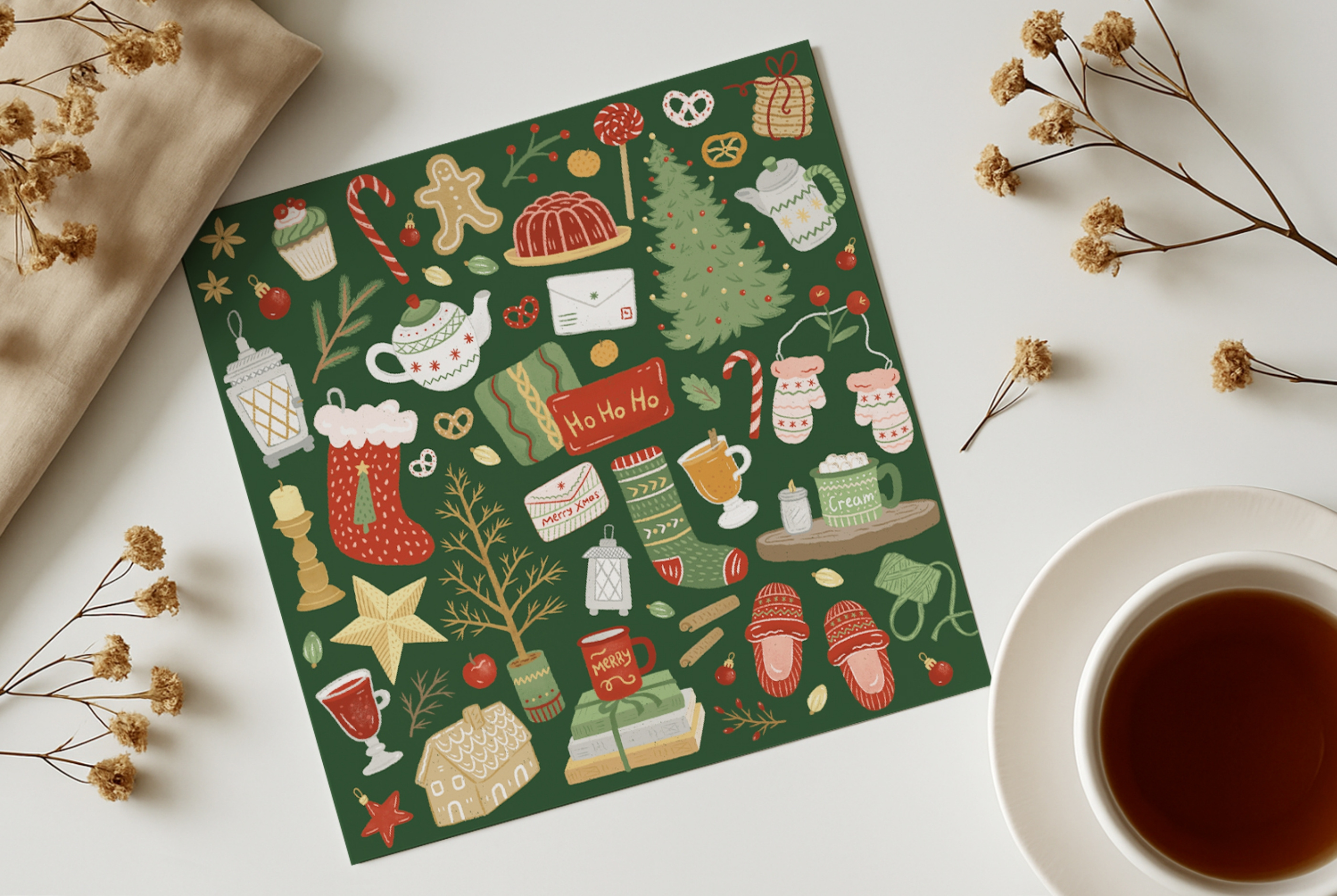 Christmas illustrations and postcard christmas christmas illustration christmas illustrations christmas postcard cute illustration digital illustration graphic design illustration postcard postcard design