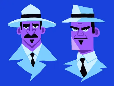 Character Design characterdesign characters gentlemen illustration suits vector