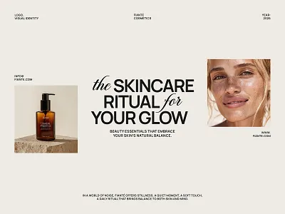 Fiante beauty branding concept design cosmetics creative creative design creative designer design designer glow graphic design graphic designer logo logo design logo designer logo love logos modern logo skincare visual identity