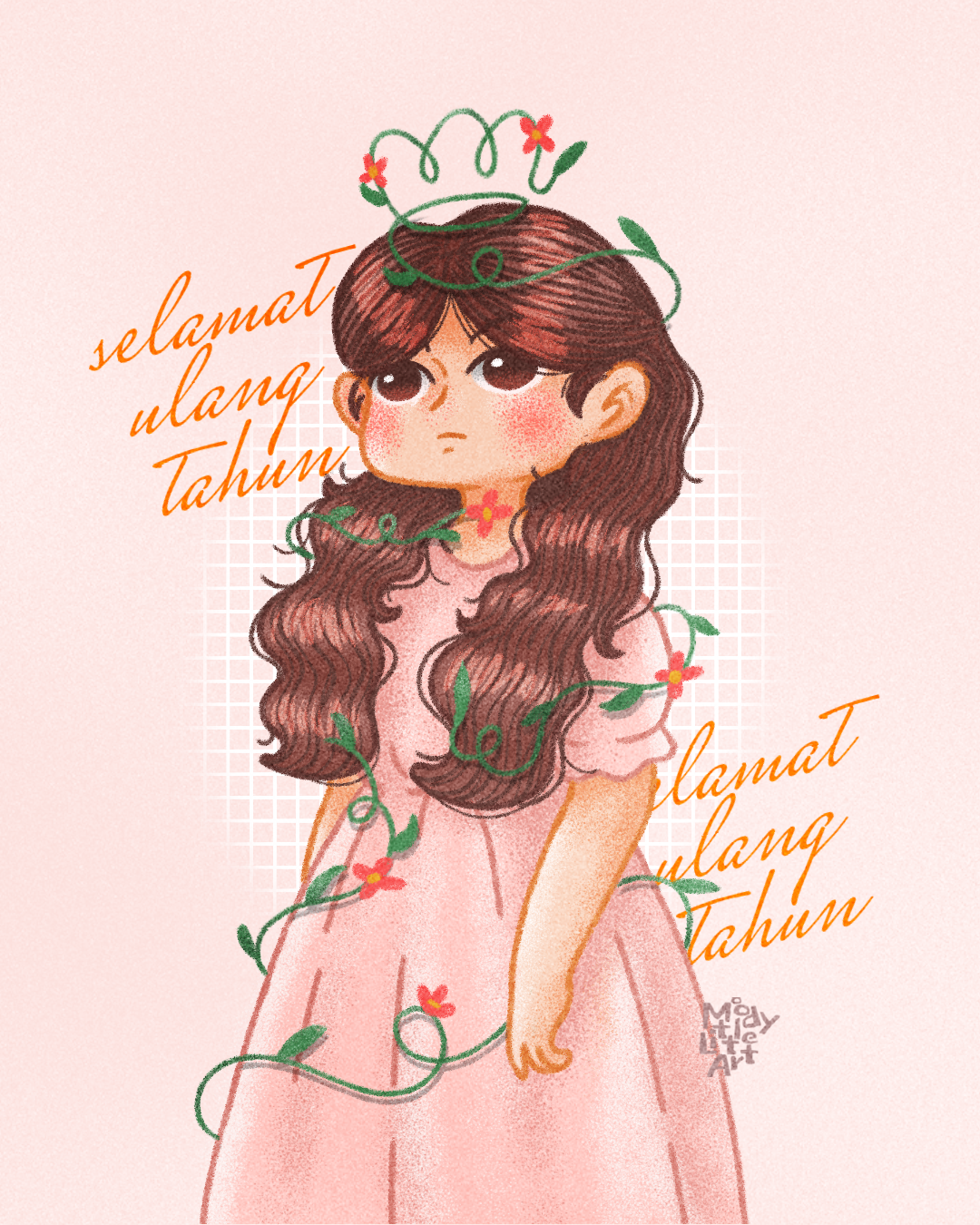 Birthday Gift | Cute Portraits Illustration birthday illustration book cover childrenbook illustration digital art digital illustration gift illustration ilustrasi