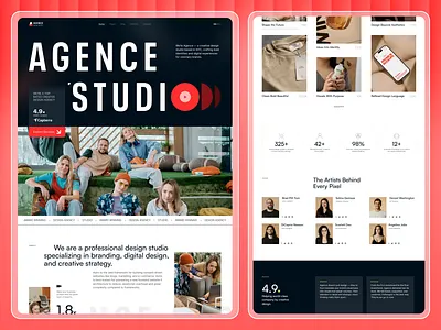 AGENCE |modern Modern Creative Agency Landing Page || Webflow agency agencyportfolio animation creativeagency figma hero section landing page landingpage minimal modern nocode portfolio ui idea uidesign uiux uxdesign webdesign webflow webflowtemplate websitedesign