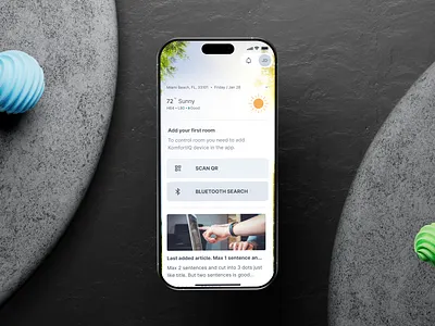Smart Climate Control App – Home & Office IoT Dashboard UI app climate control dashboard design figma iot app mobile design product design smart home ui ui uiux design ux