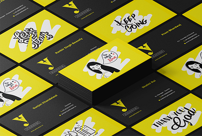 The Yellow Pin Studio art brand identity branding business card design design digital art dribbble graphic design illustration illustrator logo logo design logo process photoshop vector