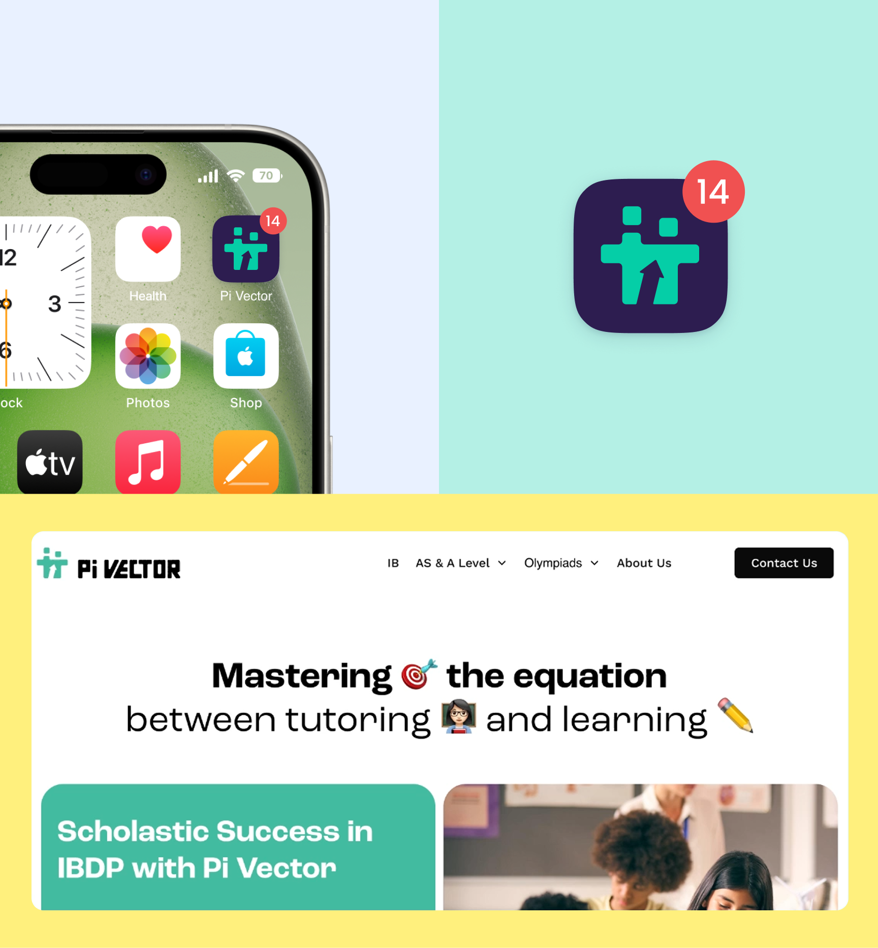 A Scalable Brand for Personalized Learning at Pi Vector brandidentity branding design graphic design illustration ui ux website design