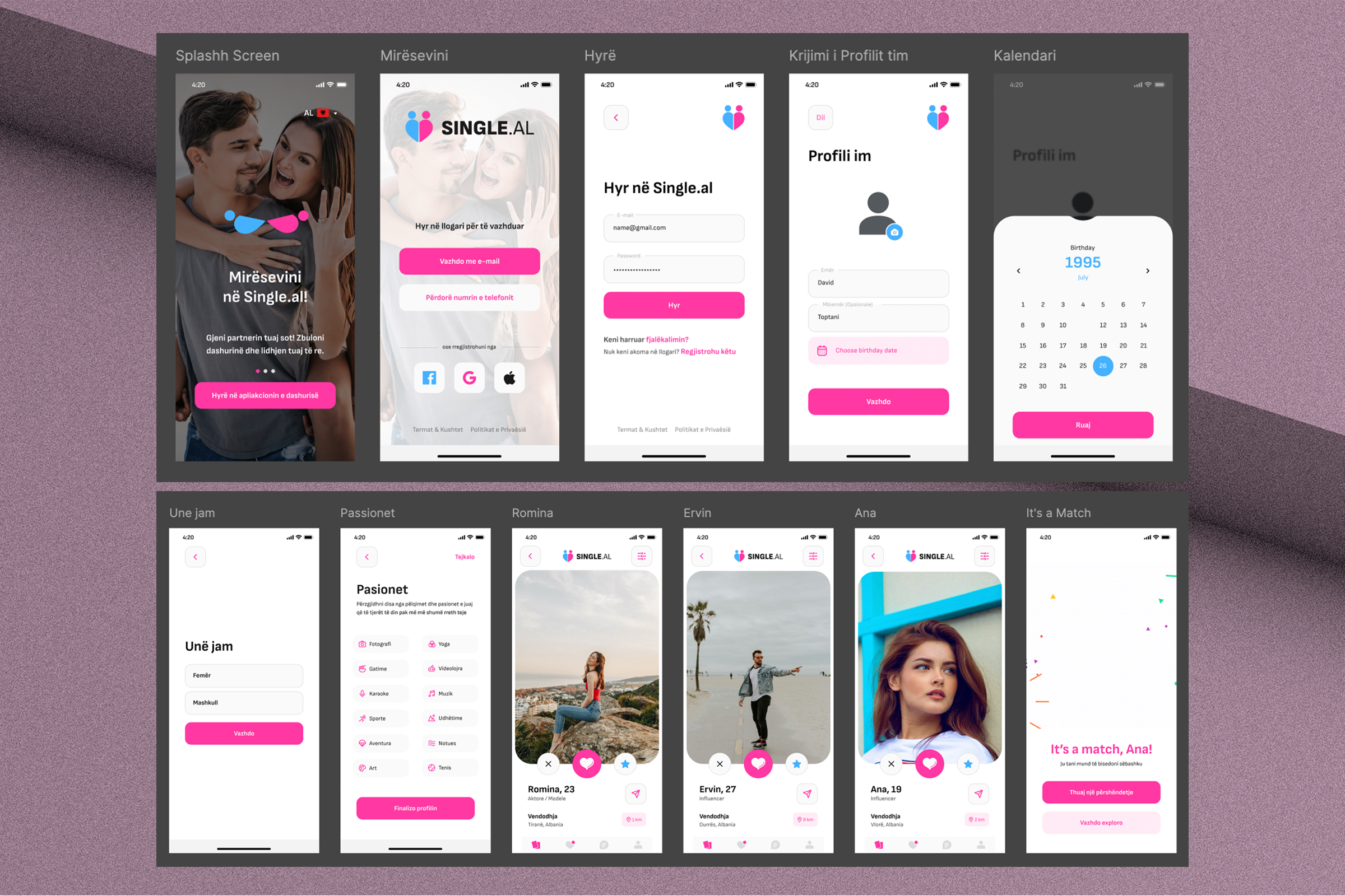 Example of Let's Build An App Design In Figma