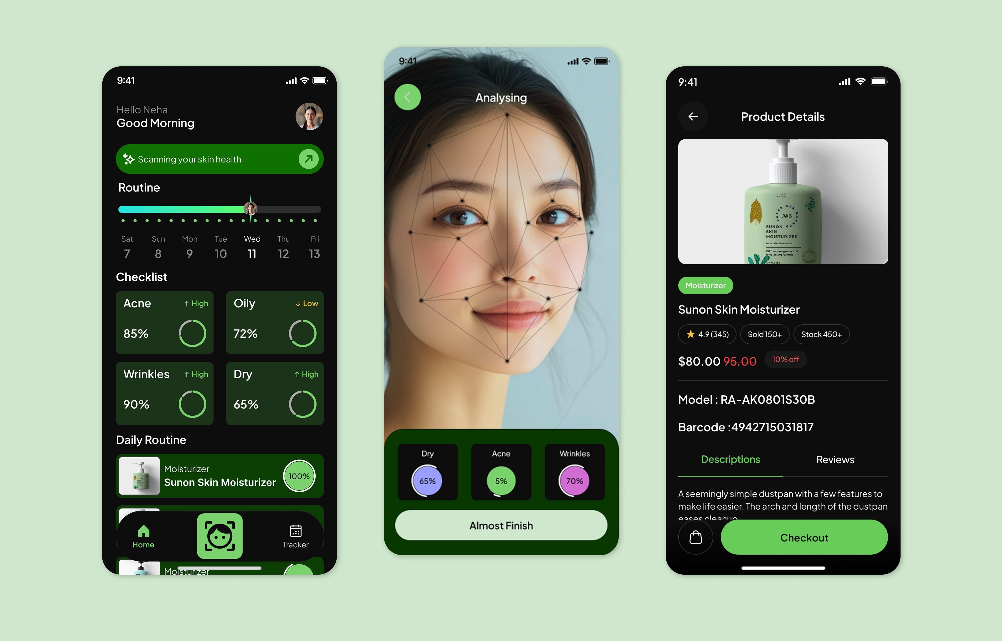 Example of UI/UX Design Mobile App (30 Screens)