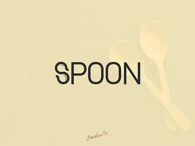 Spoon Wordmark—Premium Food Brand Logo brand identity brand logo branding cafe logo clean typography culinary brand elegant logo food app logo food brand logo food startup logo kitchen brand logo luxury food branding minimal logo minimalist logo modern logo modern wordmark premium food logo restaurant logo spoon logo spoon wordmark