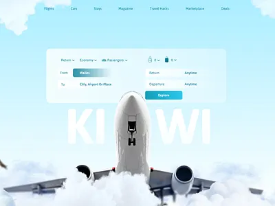 Kiwi.com animation branding design graphic design illustration logo typography ui ux vector