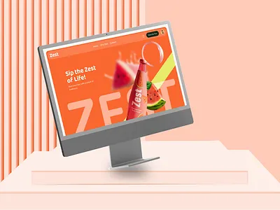 Zest — Subscription commerce website design app branding design graphic design logo typography ui ux vector