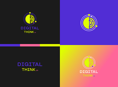 Digital Think abstract logo app brand identity branding creative logo design digital finance graphic design hourglass logo manage management management tool money plan time management vector