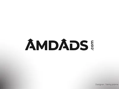E commerce shopping brand logo design amdads black black color logo designer e commerce shopping logo logo logo design stylish unique