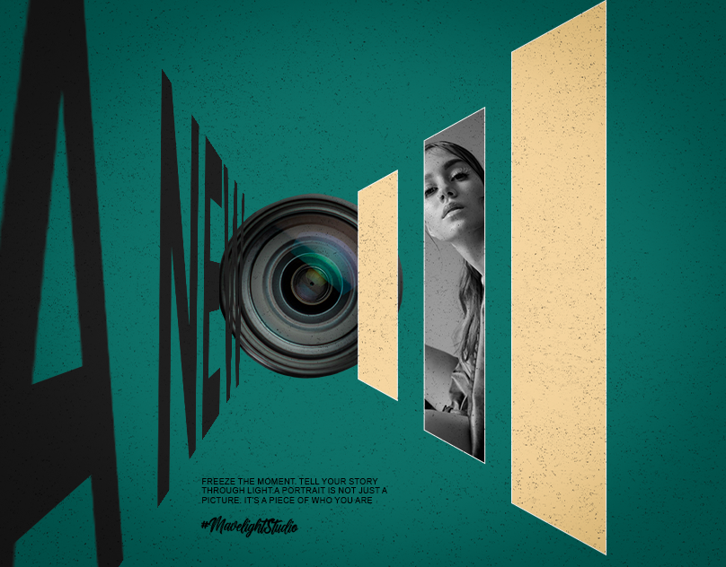 Mavelight – Photography Studio Branding abstract animation branding design geometric graphic design logo motion graphics photography poster vector vintage